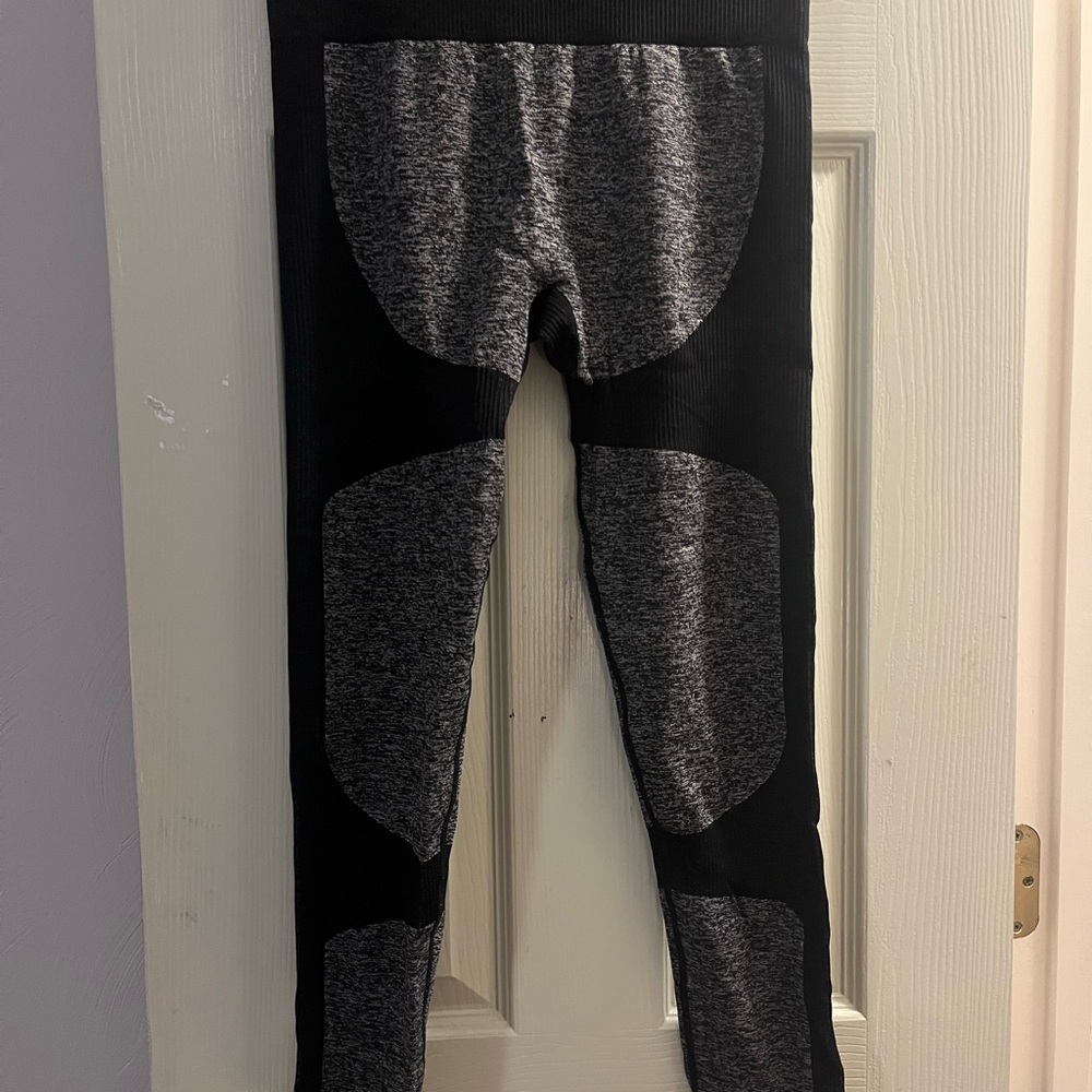 Kids Black and Gray Leggings
